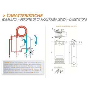Système de chauffage et de climatisation domestique Ferroli Bluehelix Pro S 27C 27 kW ErP, chaudière à condensation intégrée pour le méthane - Product Image 3