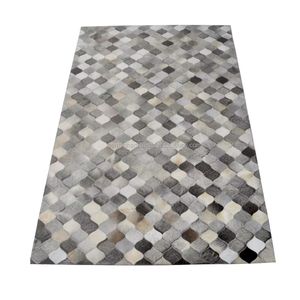 Alfombra Sofisticada de Piel de Vaca de Alta Calidad, Lujosa con Pelo, Duradera, Cosida a Máquina, Moderna, Antideslizante, Ecológica y Elegante - Product Image 3