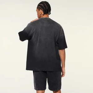 <b>Heavyweight</b> Washed Short Sleeve Tshirt Streetwear Clothing Oversized Blank Tshirt Stock Solid Hip Hop Designer <b>T</b>-<b>shirt</b> for <b>men</b> - Product Image 6