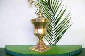 Handmade Brass <b>Wine</b> <b>Goblet</b> Vintage Engraved Chalice Metal Cup Antique Drinking Glass Barware Wedding Gift Classic Decor - Product Image 4