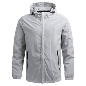 Haute qualité 2025 personnalisé hommes Softshell veste coupe-vent extérieur respirant à capuche à manches longues fermeture éclair avec la dernière conception - Product Image 1