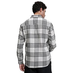 Nueva camisa a cuadros de franela Vintage para hombre, talla grande, corte holgado, manga larga, solapa de moda, estilo informal, algodón tejido para otoño - Product Image 4
