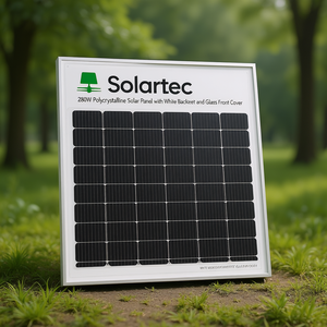 Panel Solar Policristalino Solartec de 280W con Lámina Trasera Blanca y Cubierta Frontal de Vidrio - Product Image 3