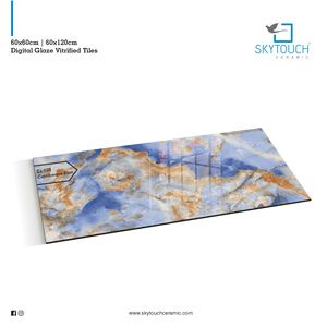 Brand New Blue 600X600MM Outdoor <b>Floor</b> Construction Tiles Wholesale Price Acid Resistant <b>Matt</b> Product Modern Design Style - Product Image 2