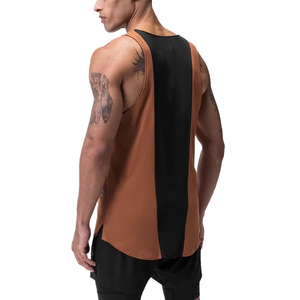 2025 verano colorido logotipo personalizado correr al por mayor hombres camiseta sin mangas entrenamiento gimnasio camiseta sin mangas buena calidad hombres camiseta sin mangas - Product Image 5