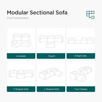 Chingxin meubles de maison modernes canapé sectionnel en tissu de velours canapé modulaire en éponge haute densité