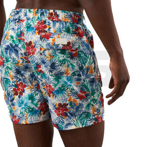 Pantalones cortos de tabla cortos de verano para hombre, superventas, estiramiento de 4 vías, impresión por sublimación personalizada totalmente Digital, tela de malla de secado rápido - Product Image 2