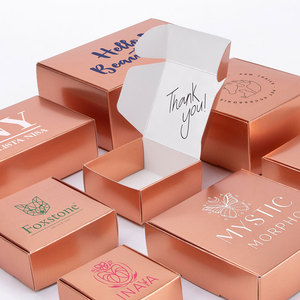 Embalaje personalizado Caja de regalo de cartón de oro rosa Soportes de jabón Impresión de logotipo de tamaño personalizado al por mayor a granel - Product Image 6