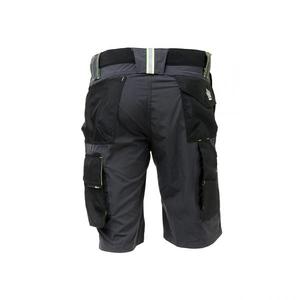 Pantalones Cortos Cargo para Hombre en Tela de Mercurio, Color Gris Asfalto/Verde, 1, 2 Uds. - Product Image 4