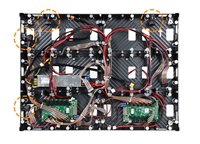 Écran LED double face SMD polychrome intérieur p1.53 p1.86 Écran LED double face Signalisation et affichage numériques double face