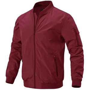 High Quality Custom <b>Men's</b> Bomber <b>Jacket</b> Wholesale New Design Style Reversible With Stand Collar Pocket Bomber <b>Jacket</b> for <b>man</b> - Product Image 1