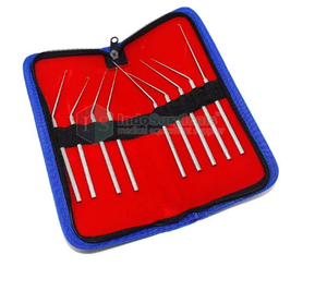 INSTRUMENTOS DE ESTAPEDECTOMÍA DE INSTRUMENTOS ENT DE GRADO PREMIUM DE ALTA CALIDAD S.S MADE (JUEGO DE 9).... - Product Image 6