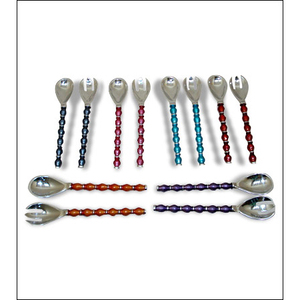 Ensemble de couverts en acier inoxydable de haute qualité Design élégant Couverts en métal pour hôtels Mariages Noël Cadeaux de Noël élégants - Product Image 5