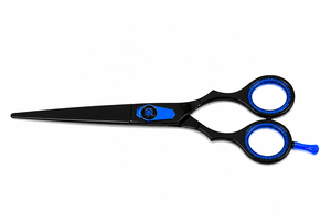 Ciseaux de coiffure professionnels en acier noir de 7,0 pouces, acier inoxydable 440C, ciseaux de salon de coiffure pour droitiers - Product Image 5