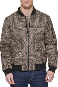 Chaqueta Bomber Acolchada con Diamantes para Hombre - Product Image 3