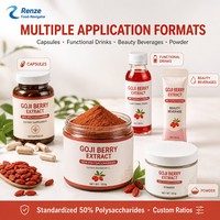 Goji Berry Extract 50% Polysacchariden Poeder Lycium Barbarum Fruitextract Fijn Poeder voor Voedingssupplement