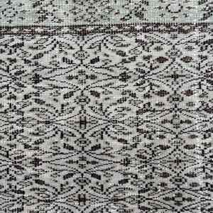 Tapis turc vintage, tapis de 3,7x9 pieds, tapis marocain gris - Product Image 3