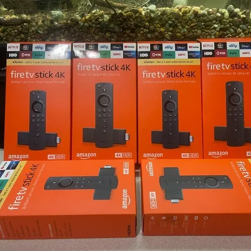 Original sales Amazon TV Fire Stick 4K Ultra HD Firestick with Alexa Voice Remote Sealed In It's Box