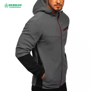 Nouveau design – Sweat à capuche intégral zippé avec logo personnalisé sur le devant – Unisexe – Polaire/Tissu éponge français – Respirant – Séchage rapide – Style vintage – Hiver - Product Image 3