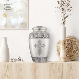Urnes funéraires en métal pour cendres humaines adultes, vente en gros - Product Image 4