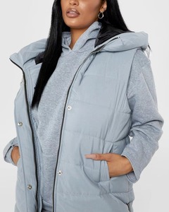 Chaqueta Acolchada de Algodón Tejido Transpirable, Impermeable y Teñida para Mujer, Marca de Moda Italiana, Invierno - Product Image 5