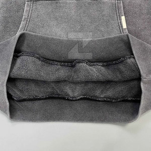 Sudaderas con capucha de lavado ácido para hombre de moda de calidad superior sólido invierno 100% algodón básico de tamaño personalizado - Product Image 6