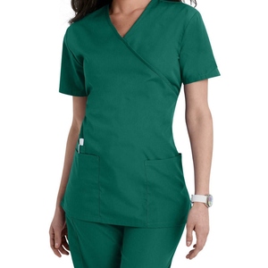Trajes médicos modernos para mujer, uniformes de LICRA elásticos, transpirables, ropa profesional para enfermería de hospital, conjuntos de uniformes médicos - Product Image 4