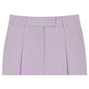 กางเกงขายาวผ้าแคนวาสทรงตรงเอวกลางผูกเชือก ระบายอากาศ แห้งเร็ว สไตล์ลำลองสำหรับผู้หญิง เหมาะสำหรับใส่ทำงานหรือใส่ลำลอง 100% - Product Image 2