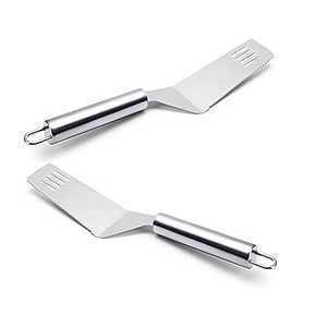 2023 spatules couteau plat stratifié crème spatule gâteau glaçage spatule acier inoxydable outils de cuisson poignée Curveblade - Product Image 3