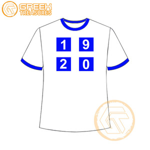 Venta al por mayor personalizada Zeta Phi Beta mujeres camiseta hermandad ropa algodón camisetas más finas mujeres fraternidad prendas - Product Image 4