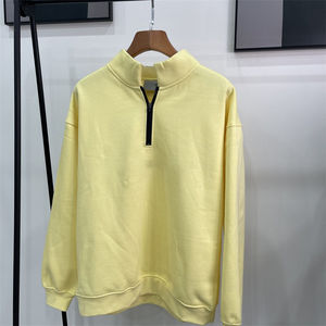 Logo personnalisé sweat à capuche pour femmes sweat-shirt à capuche uni vierge sweat-shirt à capuche court surdimensionné uni poids lourd femmes sweats - Product Image 5