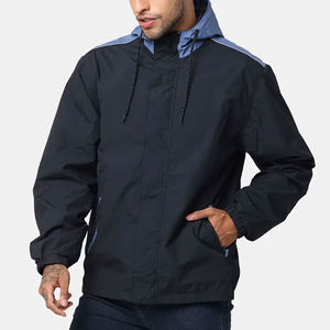 Chaqueta cortavientos cálida de invierno de talla grande personalizable para hombre, nuevo diseño, estilo callejero, material de nailon con logotipo personalizado OEM - Product Image 1