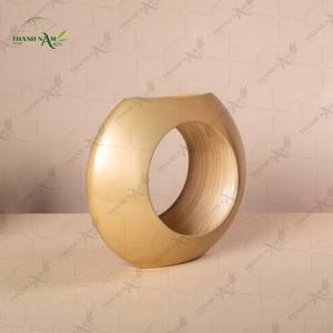 Vase de table en bambou fait main, personnalisable, style Art déco, écologique, durable et décoratif - Product Image 2