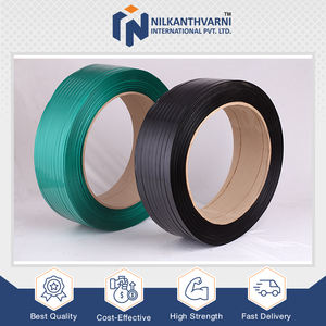 Suministro al por mayor de correa PET de poliéster verde de 9mm-32mm duradera y sostenible de alta calidad para embalaje de exportación de carga - Product Image 6