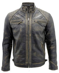 2026 Men's <b>Bike</b> Wear Leather Racing Motorcycle Jacket Wholesale High Quality Customized Fashion Stylish Motorbike Jacket - Product Image 1