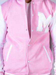 แจ็กเก็ตเบสบอลเลตเทอร์แมนสำหรับผู้ชายเสื้อแจ็กเก็ตหนังปักลาย - Product Image 5