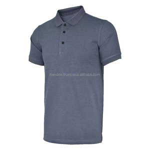 Men's High 4 Way Stretch Golf Polo Shirts Short Sleeve Quick Dry Competitive Price Large Quantity Vietnam Made Golf Apparel - Product Image 2