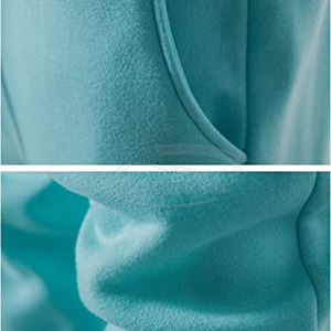 2024 mode hommes polaire survêtement décontracté chaud Zip veste et pantalon tenue élégant grande taille Collection d'hiver - Product Image 5