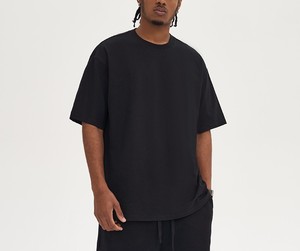 OEM Logo personnalisé T-shirt à manches courtes en coton vierge épais Streetwear Logo personnalisé T-shirt oversize - Product Image 2