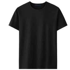 Camisetas de Algodón para Hombre, Camisetas Negras Holgadas de Manga Corta para Hombre - Product Image 1