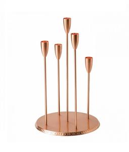 เชิงเทียนเหล็กทำด้วยมือสุดหรูดีไซน์แบบโบราณสำหรับงานแต่งงานคริสต์มาสและงานเลี้ยงฉลอง - Product Image 1