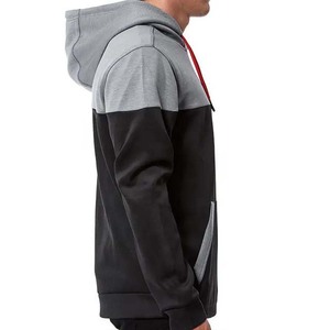 Streetwear, coton uni, logo personnalisé, vêtements pour hommes, sweat à capuche tendance, 100% coton, deux tons - Product Image 3