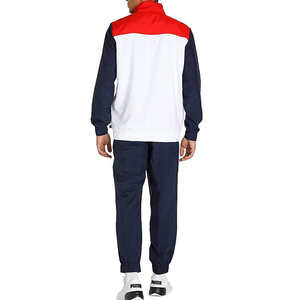 Ensemble de survêtement de sport pour hommes, tenue de jogging et de course, polyester de qualité supérieure, tissu respirant et à séchage rapide, personnalisation OEM/ODM disponible - Product Image 2