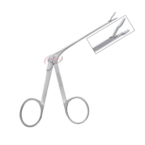 Pinzas Quirúrgicas Manuales JUERS de 4.5 mm con Mandíbula Larga para Microcirugía ORL, Instrumento Quirúrgico de Acero Inoxidable de Precisión, Certificación CE - Product Image 2