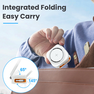 Support de chargeur sans fil magnétique pliable le plus vendu avec station de <span class=keywords><strong>charge</strong></span> rapide 4 en 1 pour <span class=keywords><strong>iPhone</strong></span> - Product Image 2