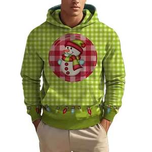 Sudadera con capucha de fabricante de ropa para hombre, sudaderas con capucha de mezcla de algodón básicas de manga larga transpirables con logotipo personalizado para hombre - Product Image 1