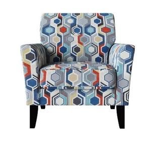 Handmade Cozy Fabric Wood Accent Armchair Wing <b>Sofa</b> <b>Set</b> Indian Restaurants Living Rooms Transitional Style Apartments Hotels - Product Image 1