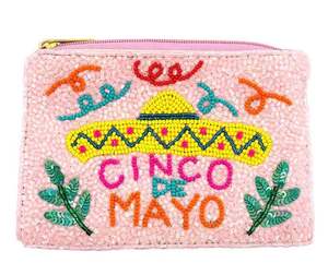 Beau travail manuel broderie agneau conception perlée pochette à monnaie élégant fantaisie Premium concepteur unique et exclusif dernier pour fille - Product Image 2