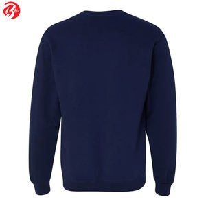 <b>Men's</b> Premium Quality Cotton Fleece <b>Sweatshirts</b> O-Neck Heat Transfer Printed Casual Style for Winter Plain Dyed - Product Image 3