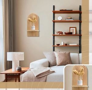 Étagère murale en bois naturel, design moderne, pour la décoration, provenant du Vietnam, nouveau produit, pour salon, salle de bain, chambre, bureau, chambre d'enfant - Product Image 6
